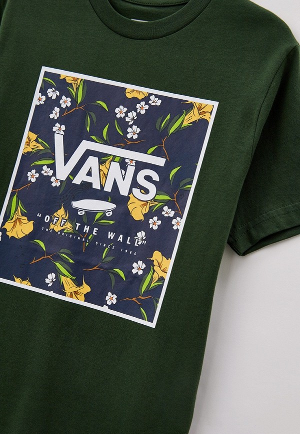Футболка Vans зеленый, размер 132, фото 3