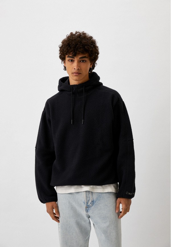 

Худи Calvin Klein Performance, Черный, CK ATHLETIC WO/PW - SHERPA HOODIE