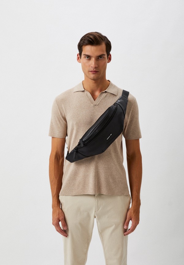 Сумка поясная Cerruti 1881 черный, размер 00, фото 5