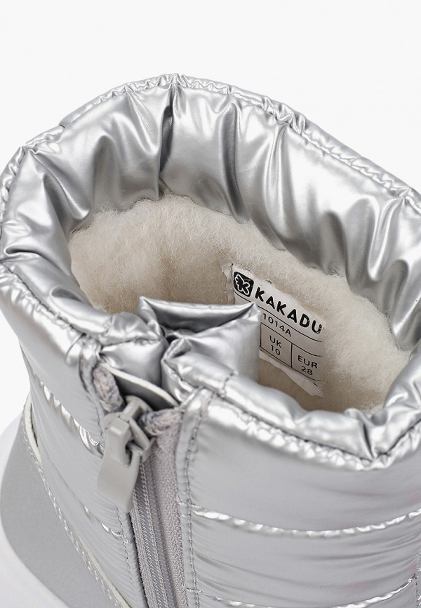 Дутики Kakadu серебряный, размер 28, фото 6