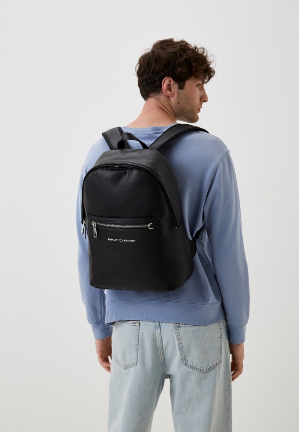 Рюкзак Replay черный, размер 00, фото 4