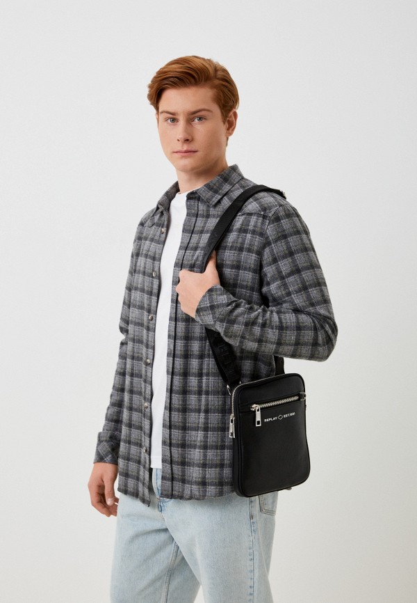 Сумка Replay черный, размер 00, фото 4