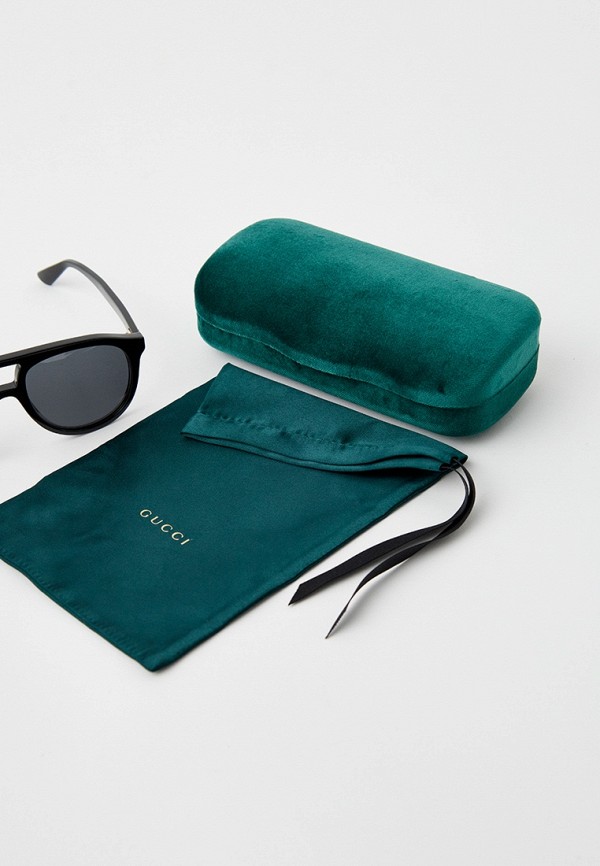 Очки солнцезащитные Gucci черный, размер 54, фото 4