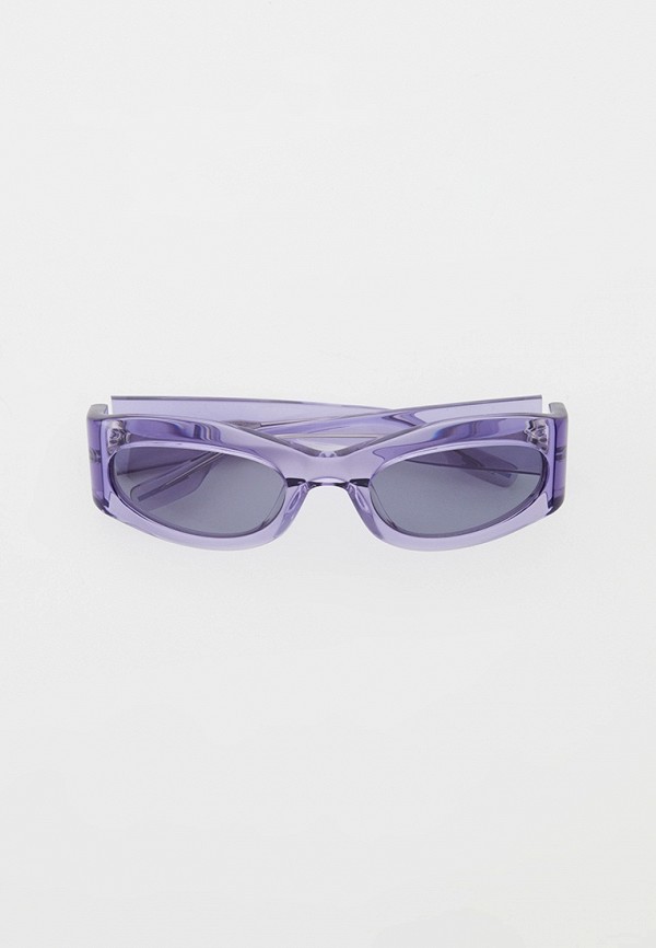 Очки солнцезащитные McQ Alexander McQueen фиолетового цвета
