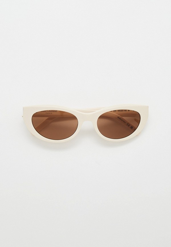 

Очки солнцезащитные Saint Laurent, Бежевый, SL M115 004