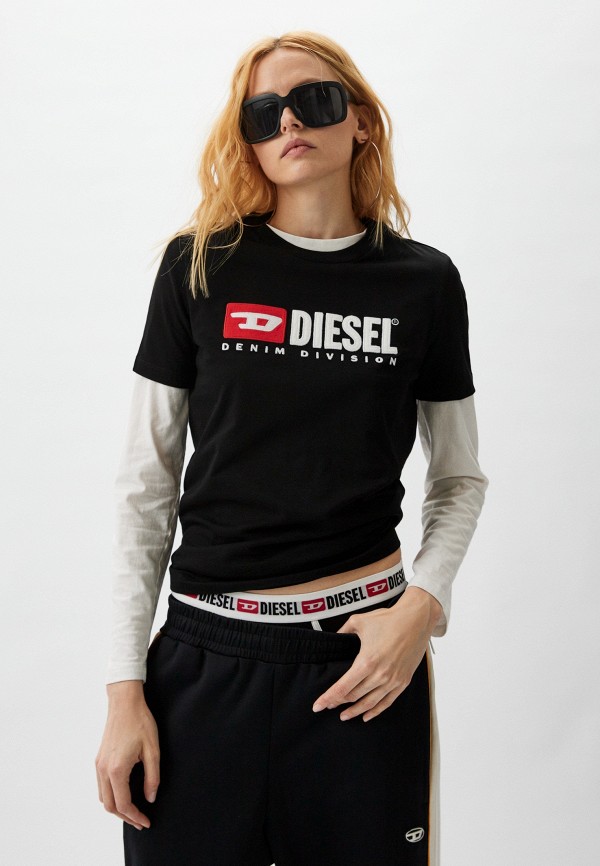 Футболка Diesel черного цвета