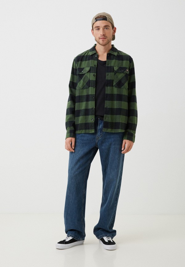 Рубашка Dickies зеленый, размер 46, фото 2