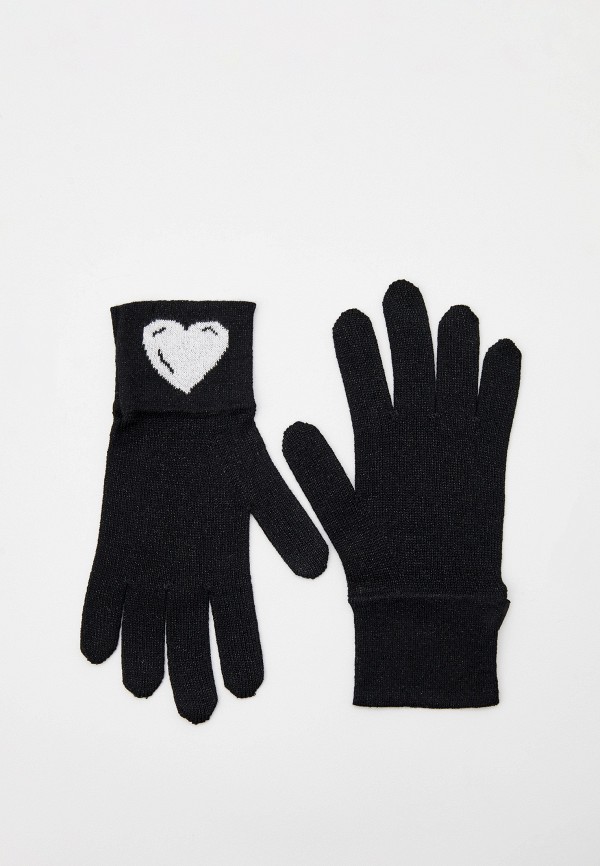 Перчатки Boutique Moschino черного цвета