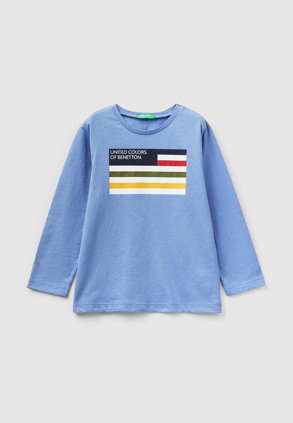 

Лонгслив United Colors of Benetton, Голубой