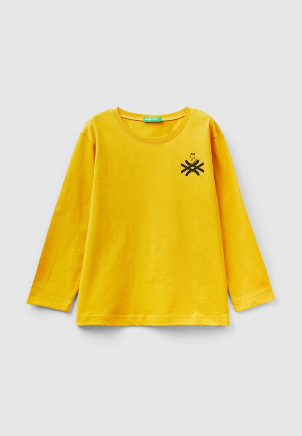

Лонгслив United Colors of Benetton, Желтый