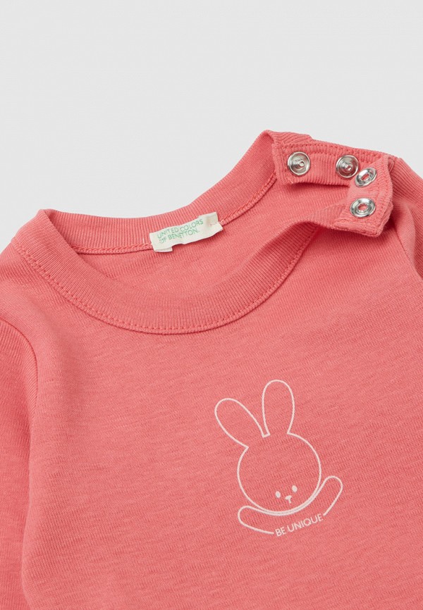 Боди United Colors of Benetton коралловый, размер 62, фото 2