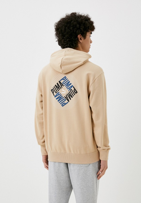 Худи PUMA бежевый, размер 48, фото 3