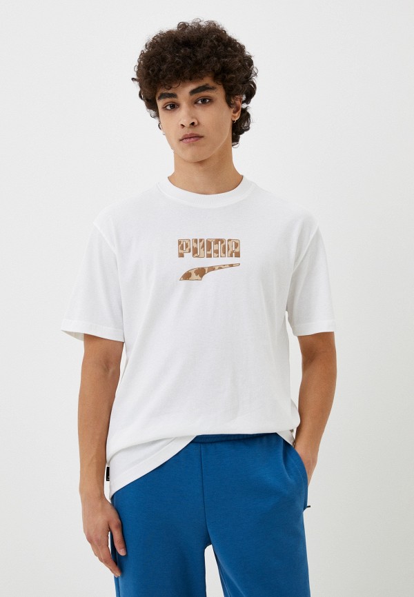 

Футболка PUMA, Белый, DOWNTOWN Logo Graphic Tee