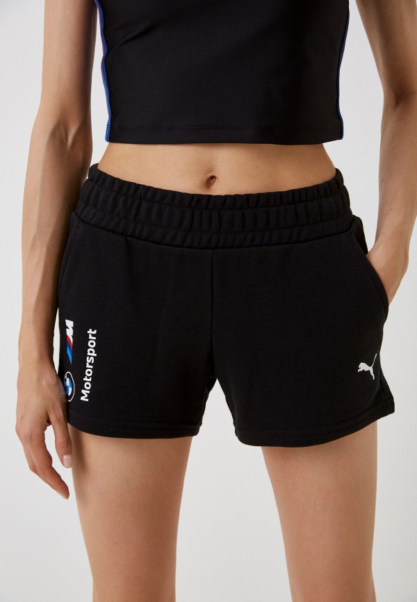 

Шорты спортивные PUMA, Черный, BMW MMS WMN ESS Shorts 4'