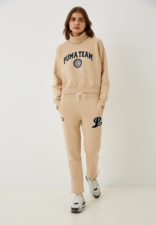 Свитшот PUMA бежевый, размер 42, фото 2