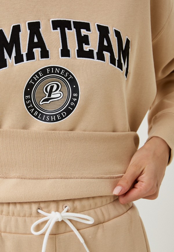 Свитшот PUMA бежевый, размер 42, фото 4