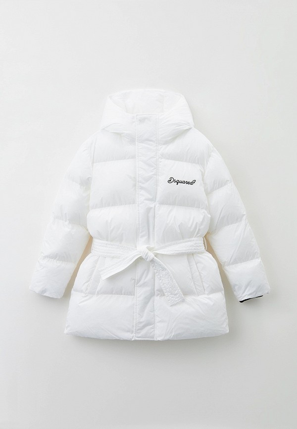 Куртка утепленная Dsquared2 белого цвета