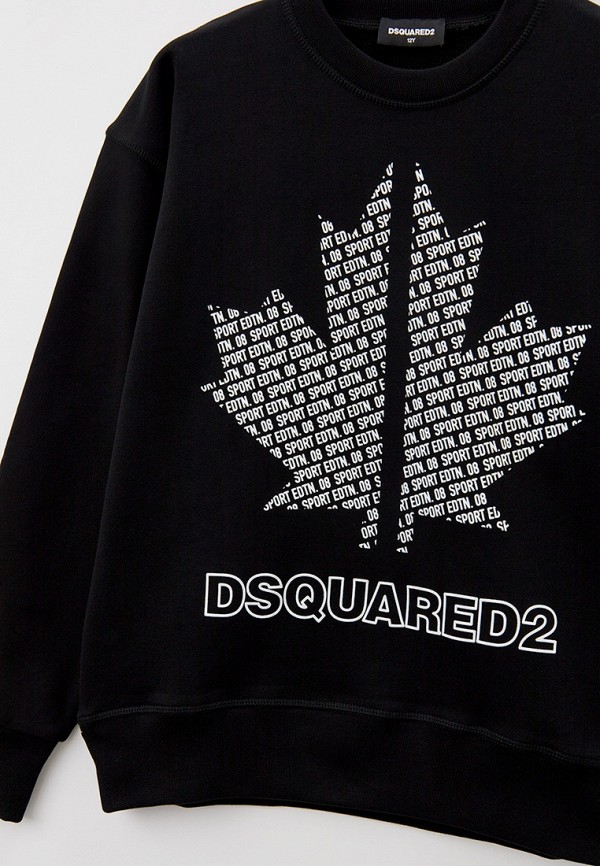 Свитшот Dsquared2 черный, размер 164, фото 3