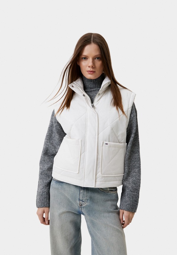 

Жилет утепленный Tommy Jeans, Бежевый