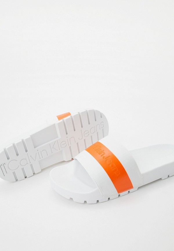 Сланцы Calvin Klein Jeans белый, размер 42, фото 5