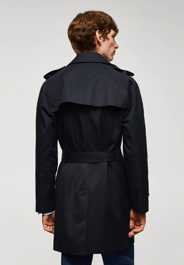 Плащ Mango Man черный, размер 48, фото 3