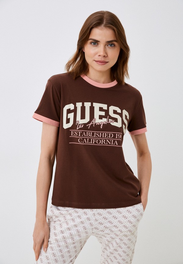 

Футболка Guess, Коричневый