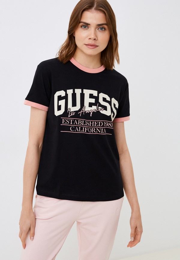 

Футболка Guess, Черный, ALLEGRA