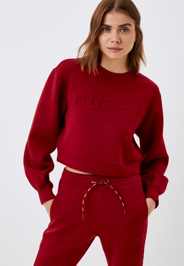 

Свитшот Guess, Бордовый, CINDRA