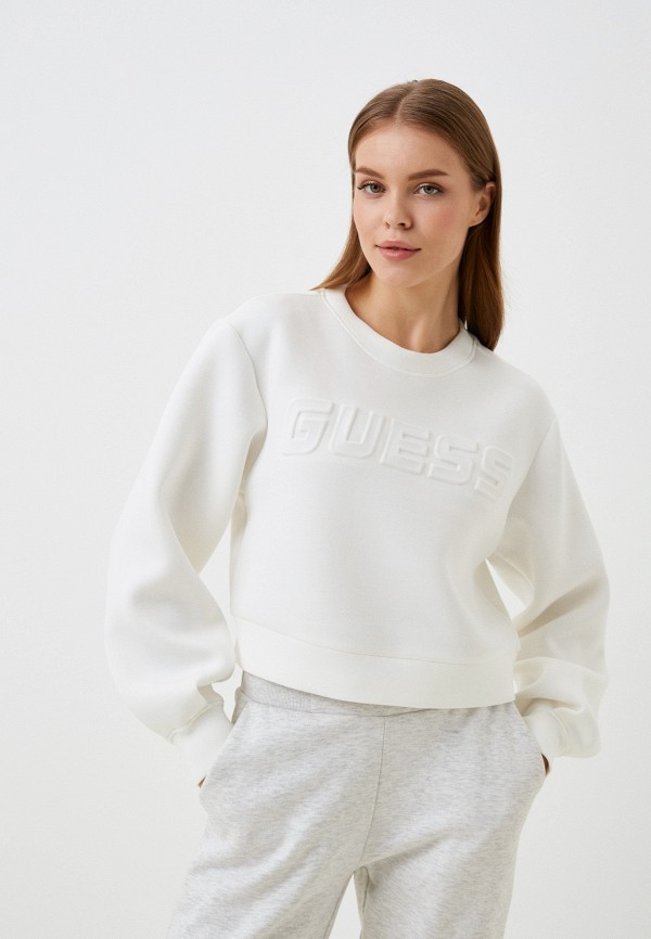 Свитшот Guess белого цвета