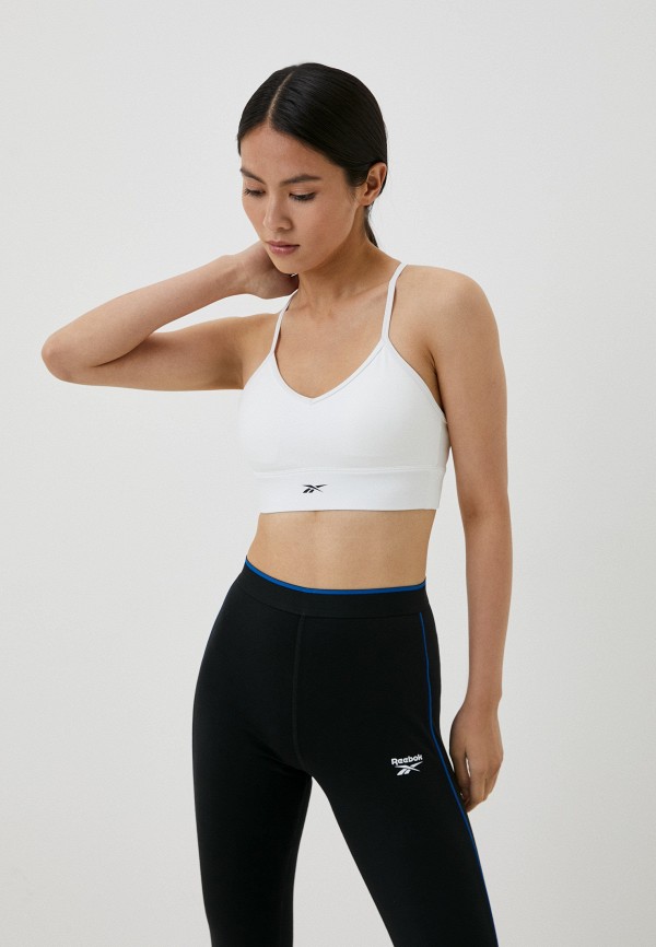 

Топ спортивный Reebok, Белый, WORKOUT READY SPORTS BRA