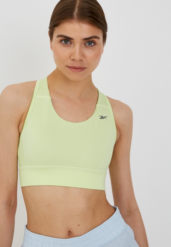

Топ спортивный Reebok, Зеленый, RUNNING ESSENTIALS SPORTS BRA