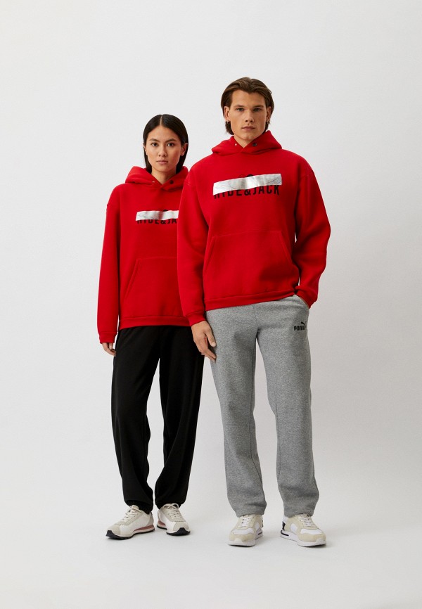 Худи Hide & Jack красный, размер 46, фото 2