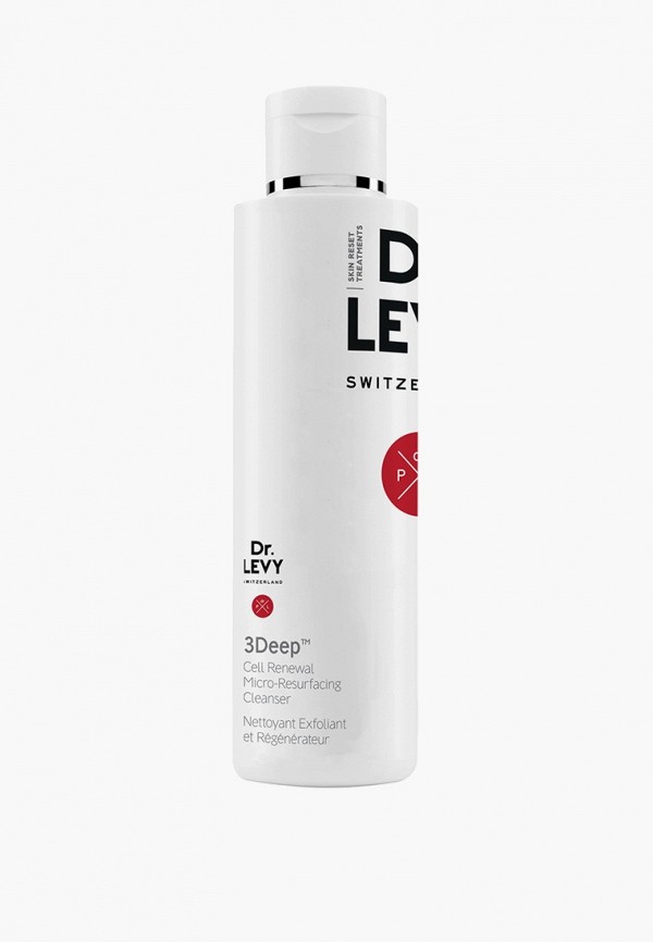 Гель для умывания Dr. Levy Switzerland 3Deep Cell Renewal Micro-Resurfacing Cleanser,многофункциональное средство для глубокого очищения кожи, 150 мл пилинг для лица dr levy switzerland radical3 reboot pro peel 50 мл