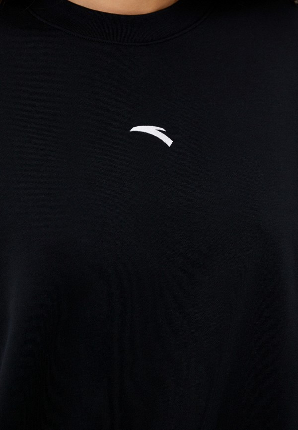 Свитшот Anta черный, размер 44, фото 4