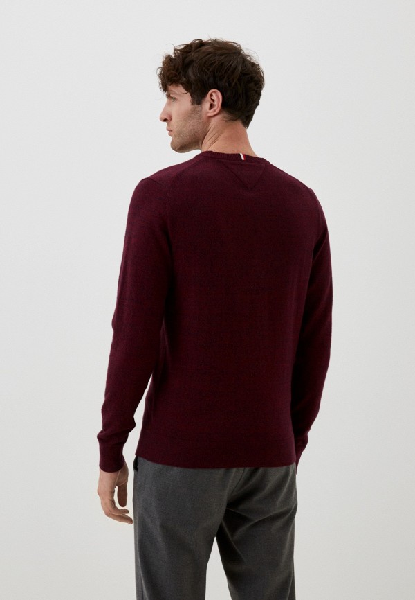 Джемпер Tommy Hilfiger бордовый, размер 52, фото 3