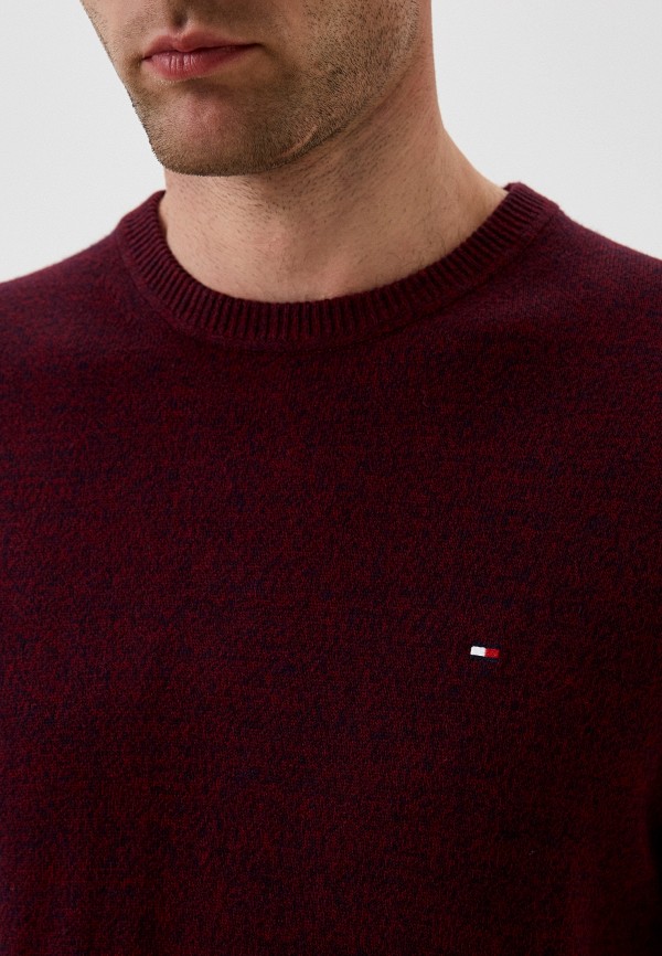 Джемпер Tommy Hilfiger бордовый, размер 52, фото 4