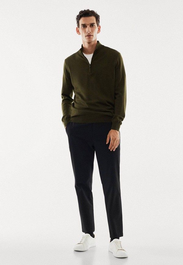 Свитер Mango Man хаки, размер 54, фото 2