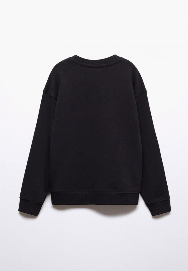 Свитшот Mango Kids черный, размер 164, фото 2