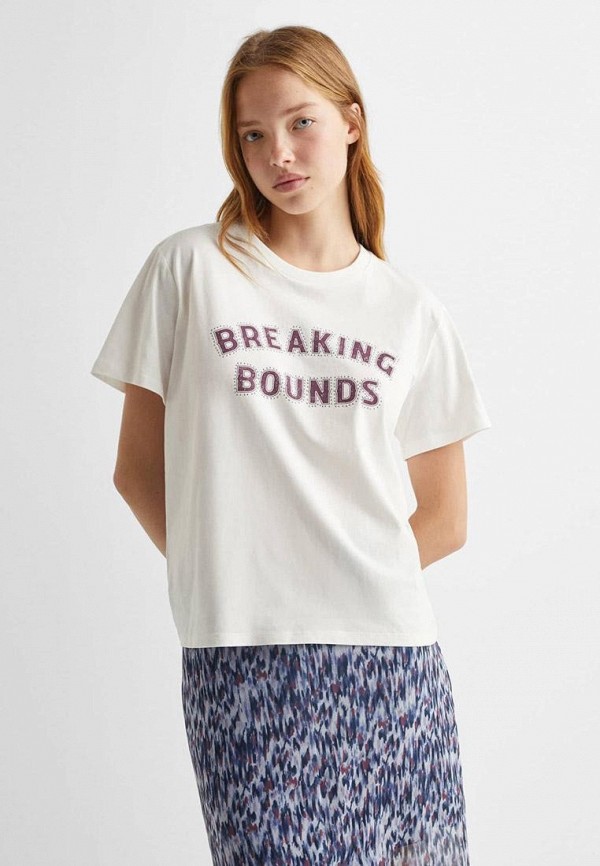 

Футболка Mango Kids, Белый, REBEL