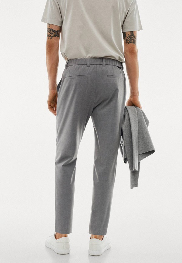 Брюки Mango Man серый, размер 52, фото 3