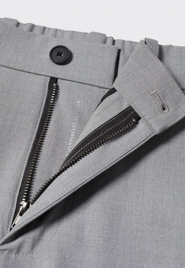 Брюки Mango Man серый, размер 52, фото 7