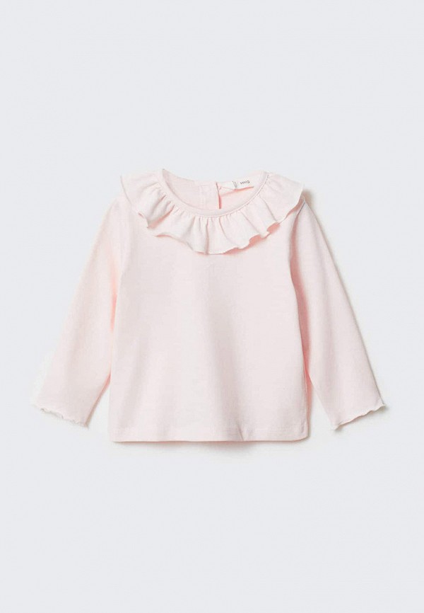 

Лонгслив Mango Kids, Розовый, BABY