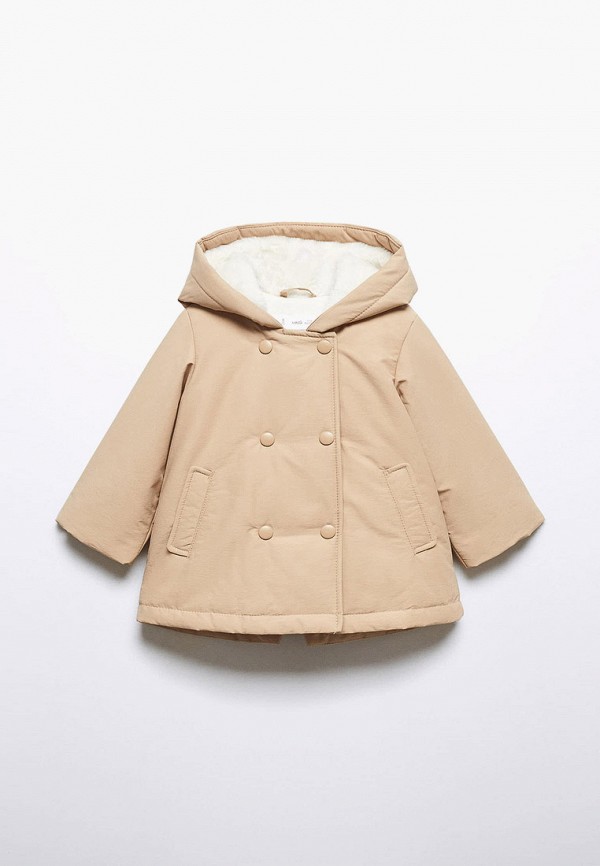 

Куртка утепленная Mango Kids, Бежевый, LINA5