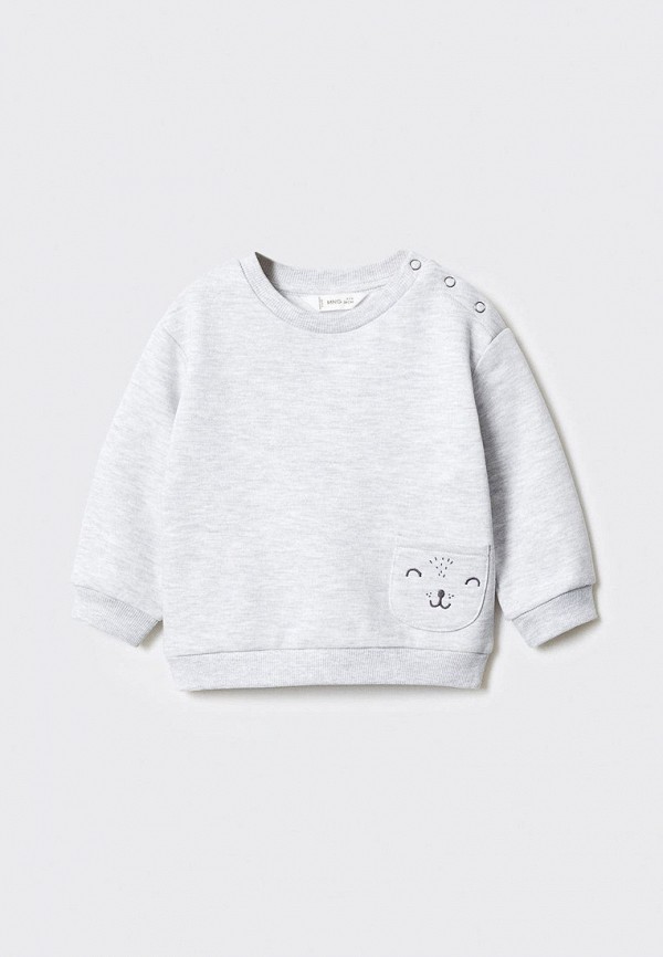 

Свитшот Mango Kids, Серый, POLY