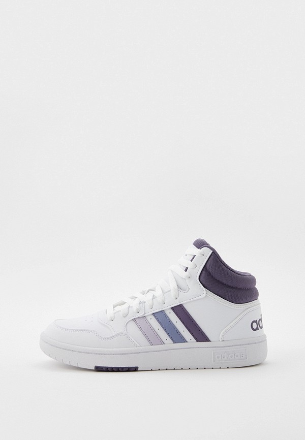 

Кеды adidas, Белый, HOOPS 3.0 MID W