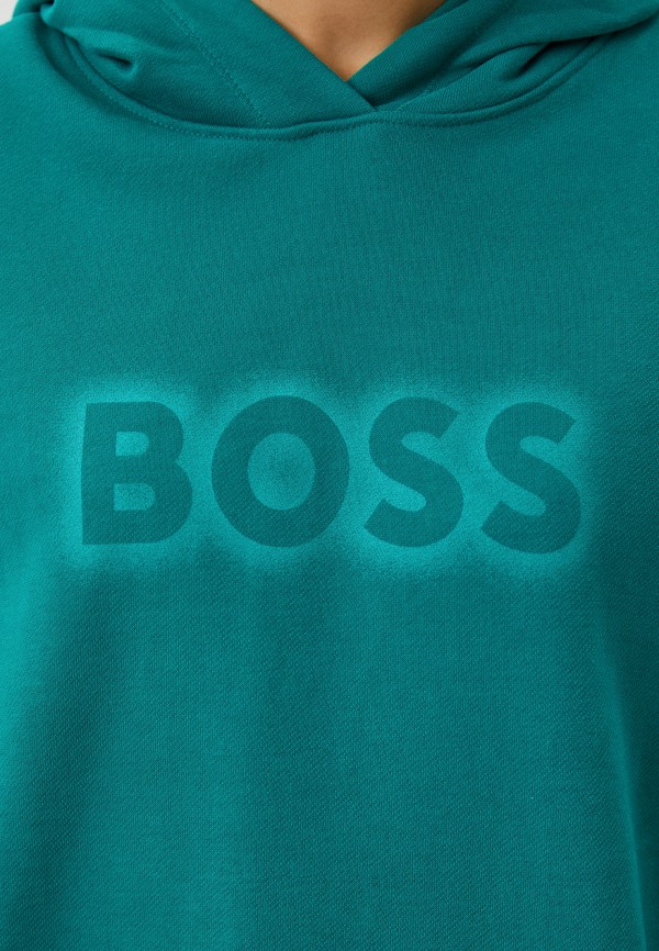 Худи Boss бирюзовый, размер 42, фото 4