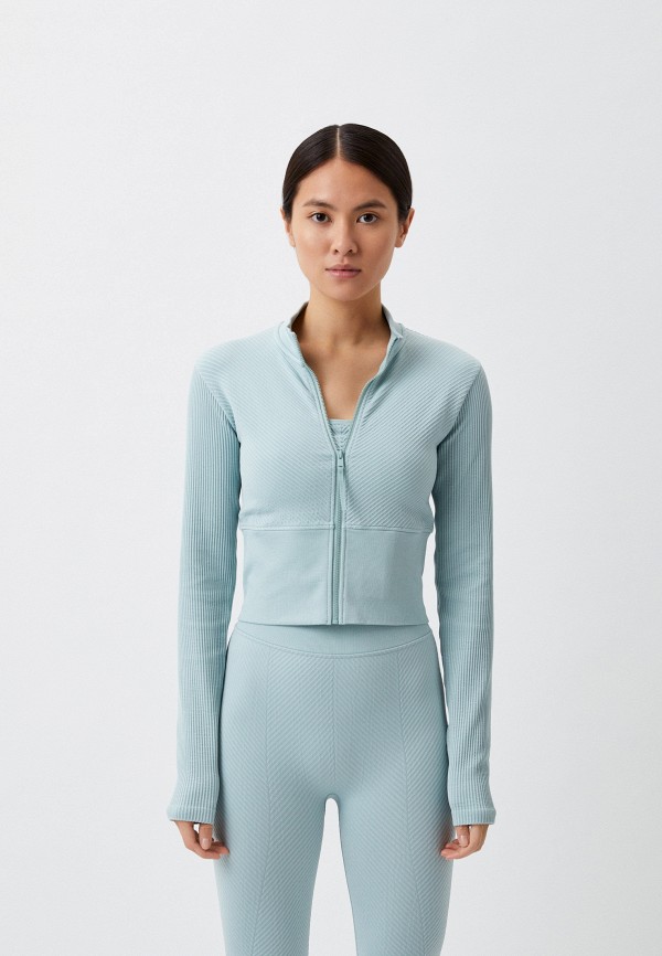 

Олимпийка Calvin Klein, Голубой, Essentials WO - Seamless Full Zip Jacket