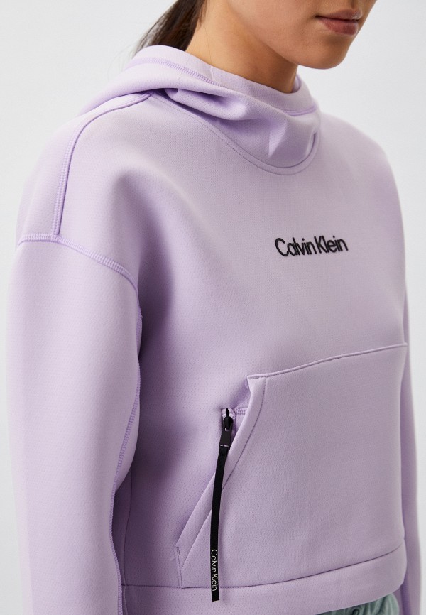 Худи Calvin Klein фиолетовый, размер 44, фото 4