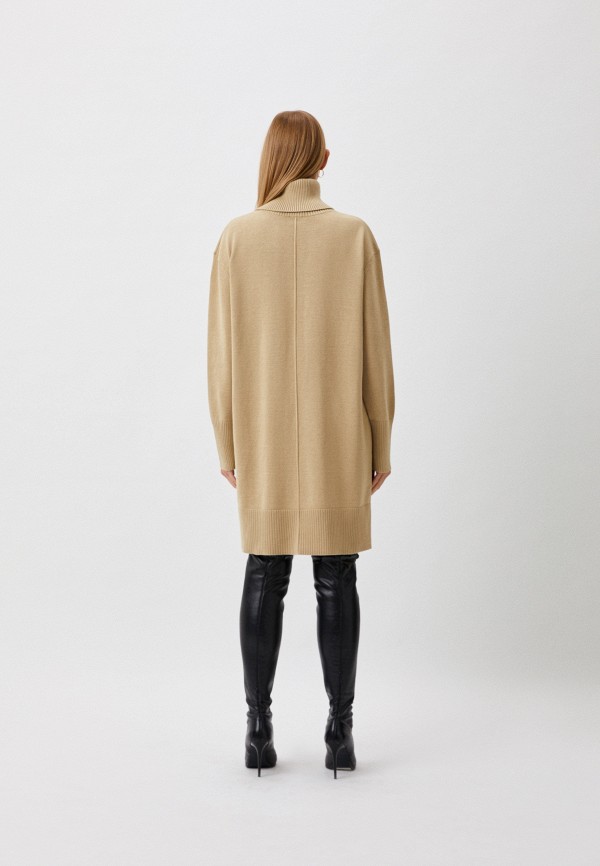 Платье Boss бежевый, размер 46, фото 3