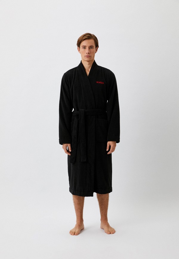 

Халат домашний Hugo, Черный, Terry Gown